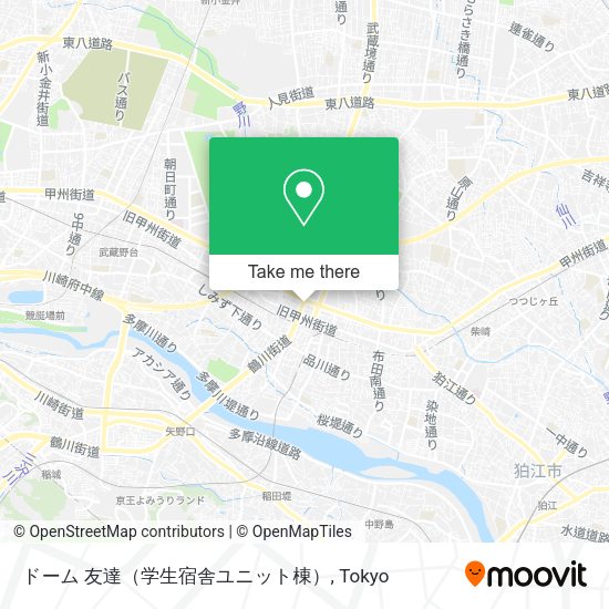 ドーム 友達（学生宿舎ユニット棟） map