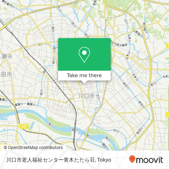 川口市老人福祉センター青木たたら荘 map