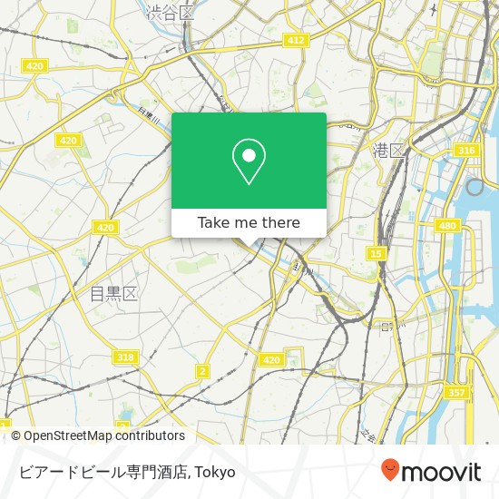 ビアードビール専門酒店 map