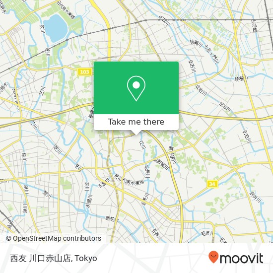 西友 川口赤山店 map