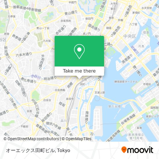 オーエックス田町ビル map