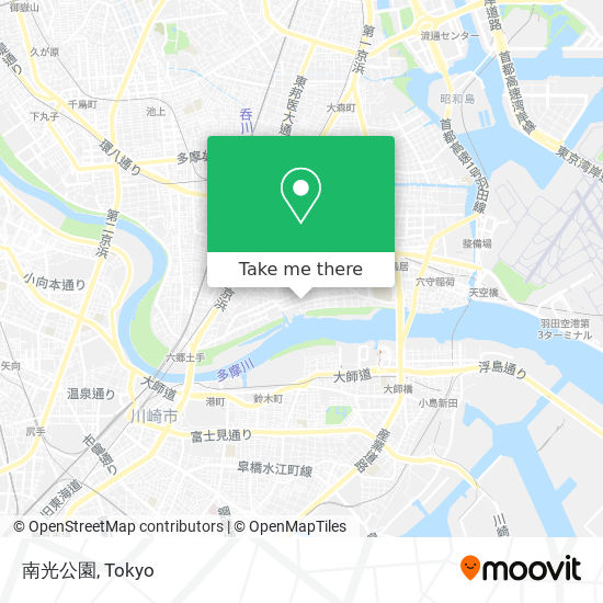南光公園 map