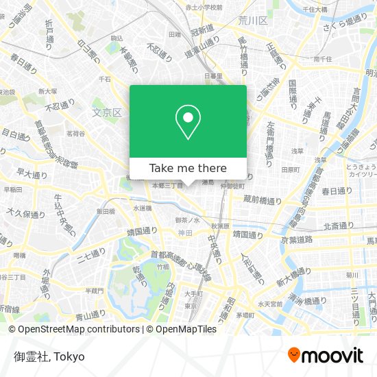 御霊社 map