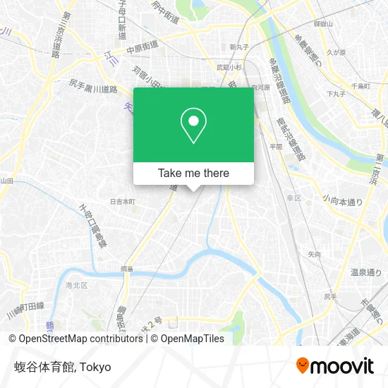 蝮谷体育館 map