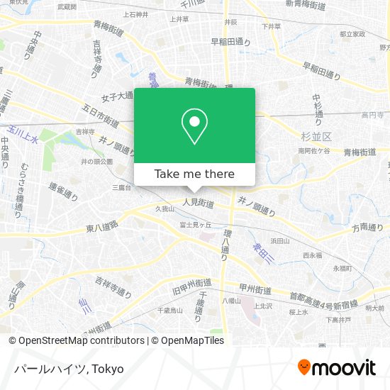 パールハイツ map