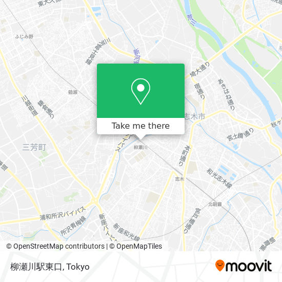 柳瀬川駅東口 map
