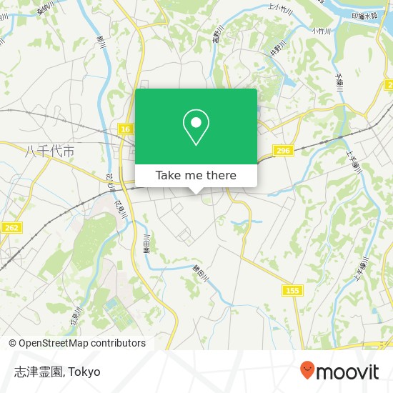 志津霊園 map
