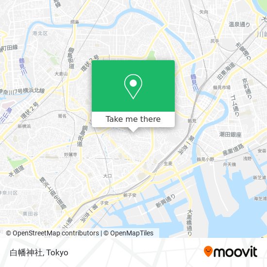 白幡神社 map