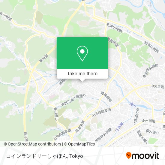 コインランドリーしゃぼん map