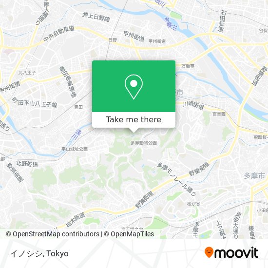 イノシシ map