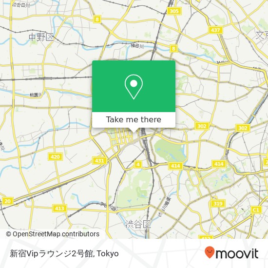 新宿Vipラウンジ2号館 map
