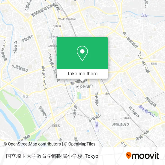 国立埼玉大学教育学部附属小学校 map