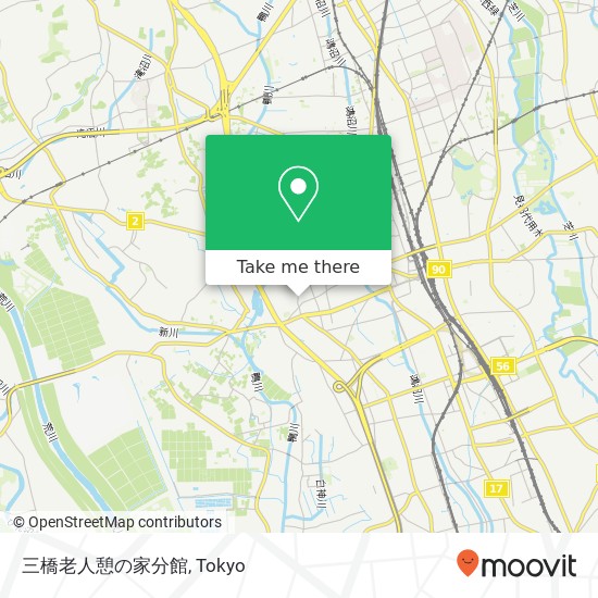 三橋老人憩の家分館 map