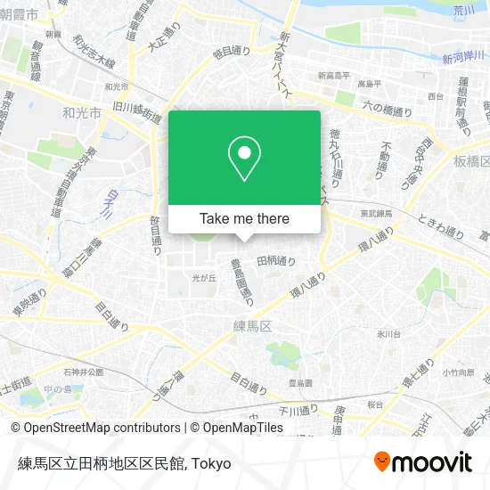 練馬区立田柄地区区民館 map