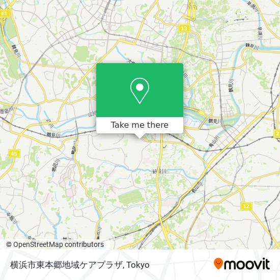 横浜市東本郷地域ケアプラザ map