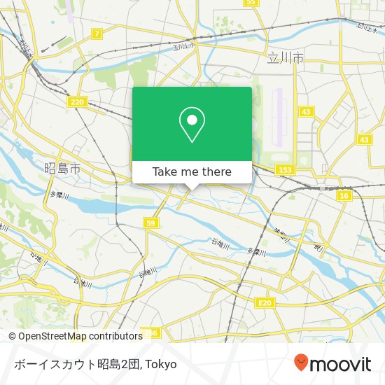 ボーイスカウト昭島2団 map