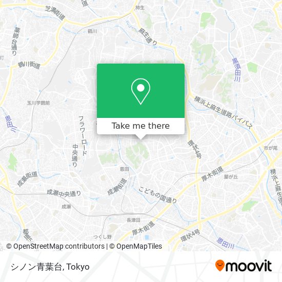 シノン青葉台 map