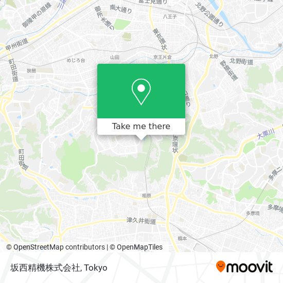 坂西精機株式会社 map