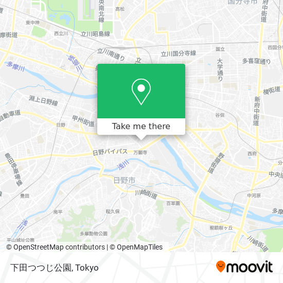 下田つつじ公園 map