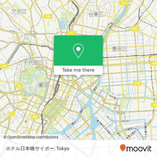 ホテル日本橋サイボー map