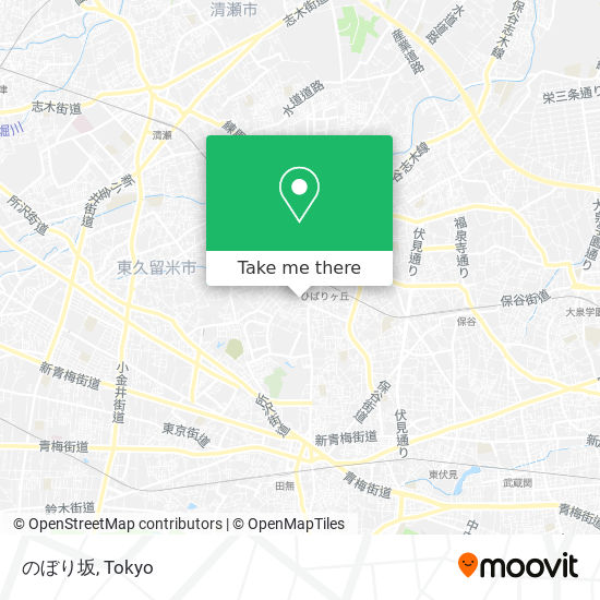 のぼり坂 map