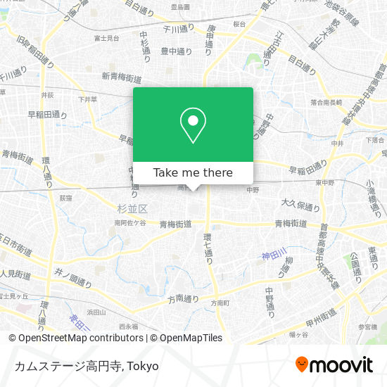 カムステージ高円寺 map