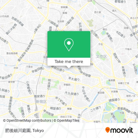 肥後細川庭園 map