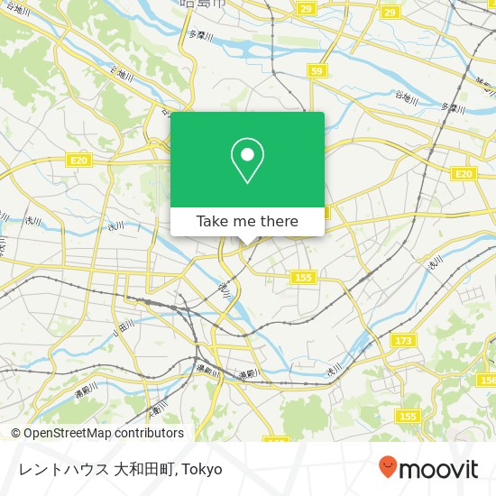 レントハウス 大和田町 map