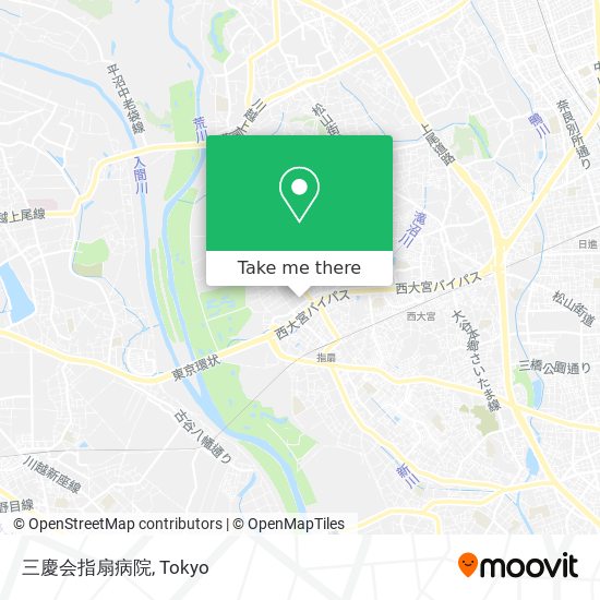 三慶会指扇病院 map