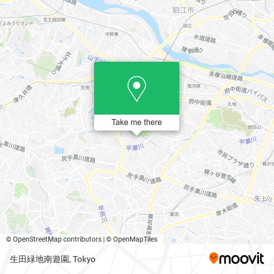 生田緑地南遊園 map