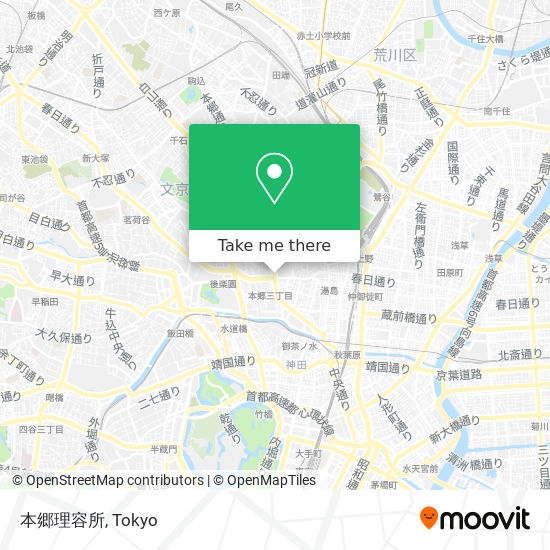 本郷理容所 map