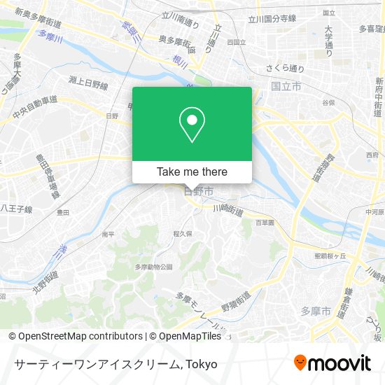 サーティーワンアイスクリーム map