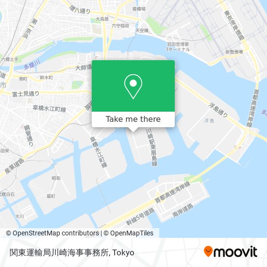 関東運輸局川崎海事事務所 map