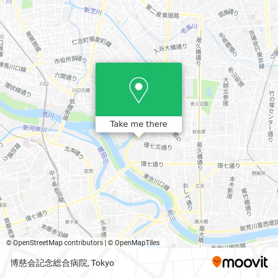 博慈会記念総合病院 map