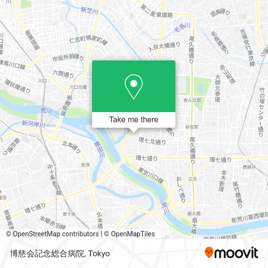 博慈会記念総合病院 map