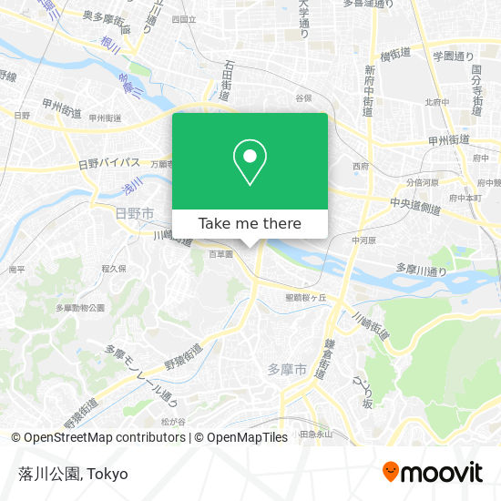 落川公園 map