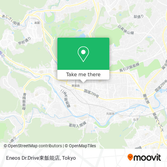 Eneos Dr.Drive東飯能店 map