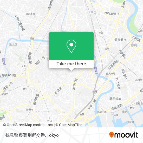 鶴見警察署別所交番 map
