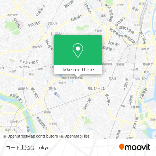 コート上池台 map
