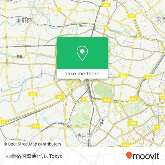 西新宿国際通ビル map