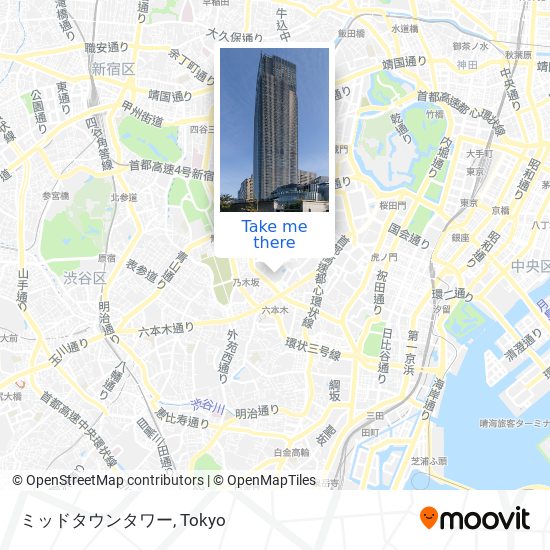 ミッドタウンタワー map