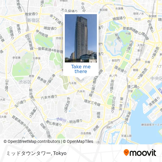 Midtown Tower map