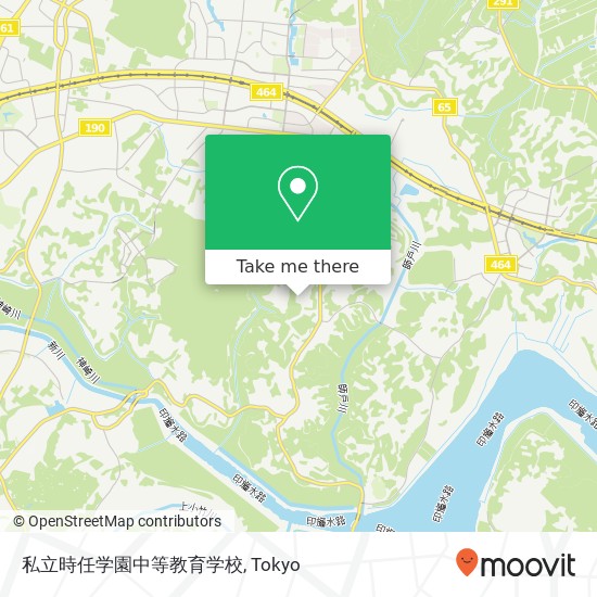 私立時任学園中等教育学校 map