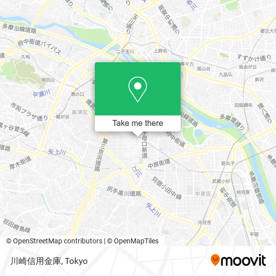 川崎信用金庫 map