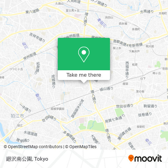 廻沢南公園 map