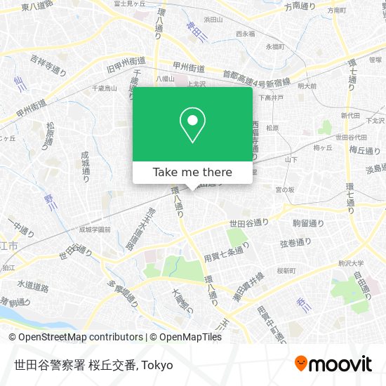 世田谷警察署 桜丘交番 map