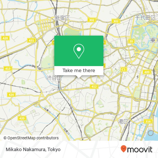 Mikako Nakamura map