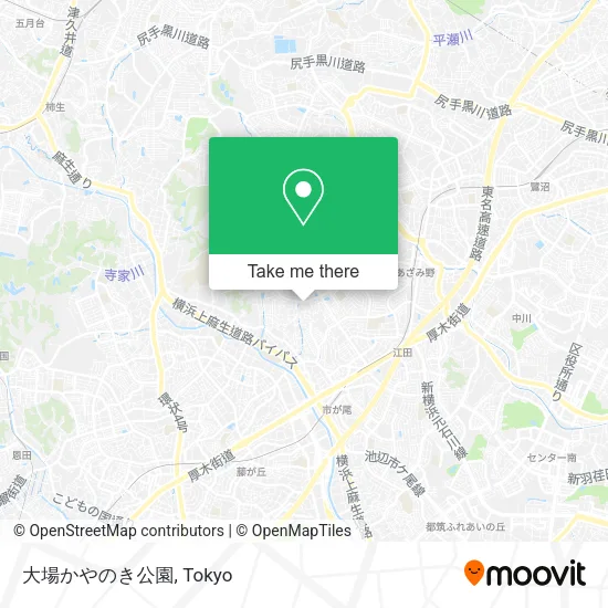 大場かやのき公園 map