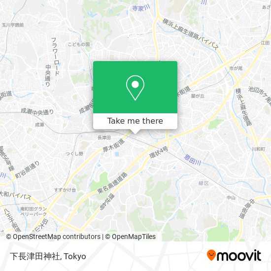 下長津田神社 map
