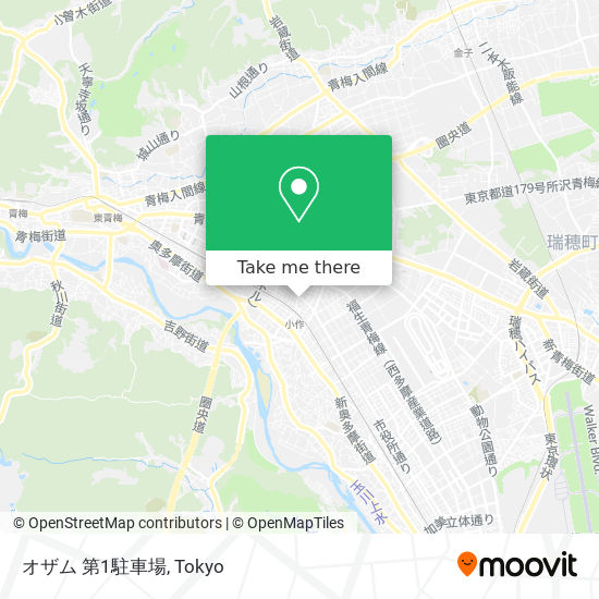 オザム 第1駐車場 map